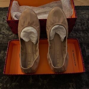 Tory Burch Eddie Ballet Soft Naplak Size 8